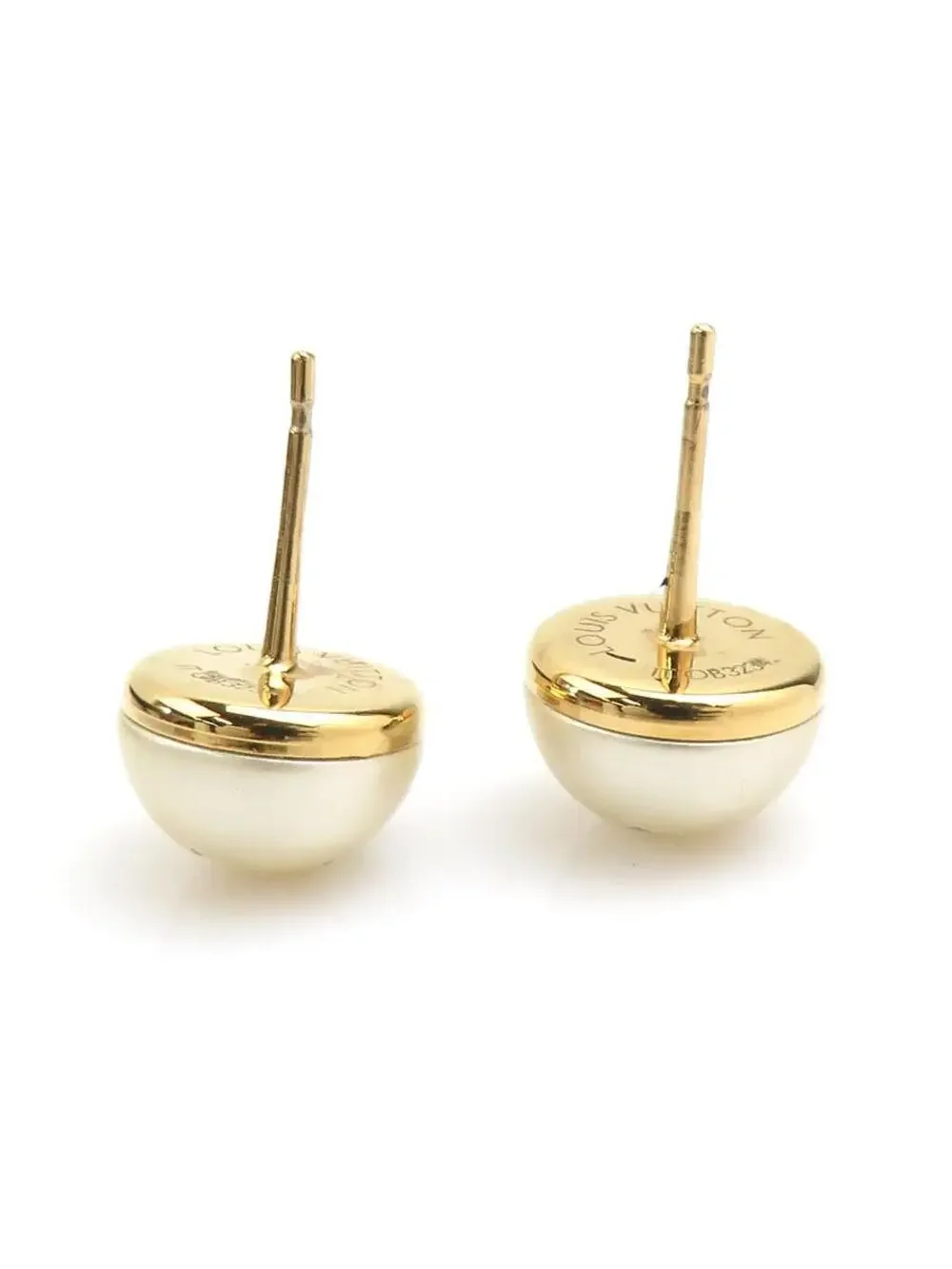 Auth Louis Vuitton Pierce Earrings #302880L37B